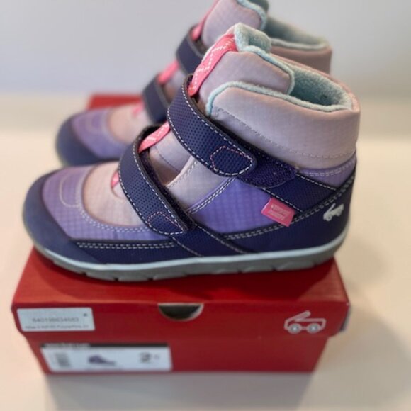 See Kai Run Atlas II Waterproof/Insulated Purple/Pink Boot 2 Youth - Picture 3 of 5